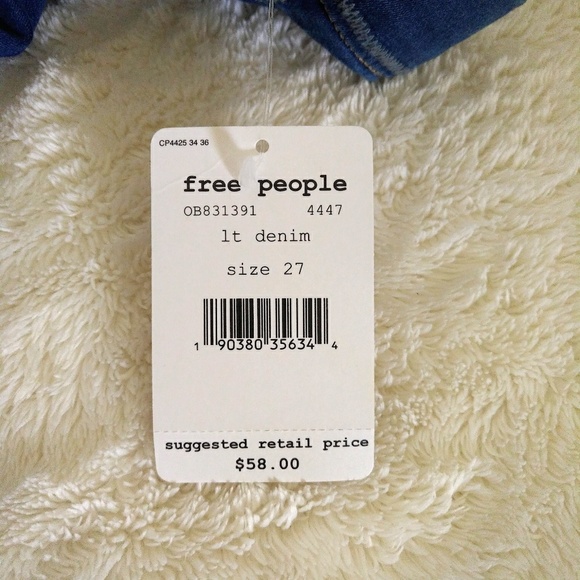 ✨️HP 2X✨️Free People Jeggings Size 27 - NWT - Picture 6 of 7